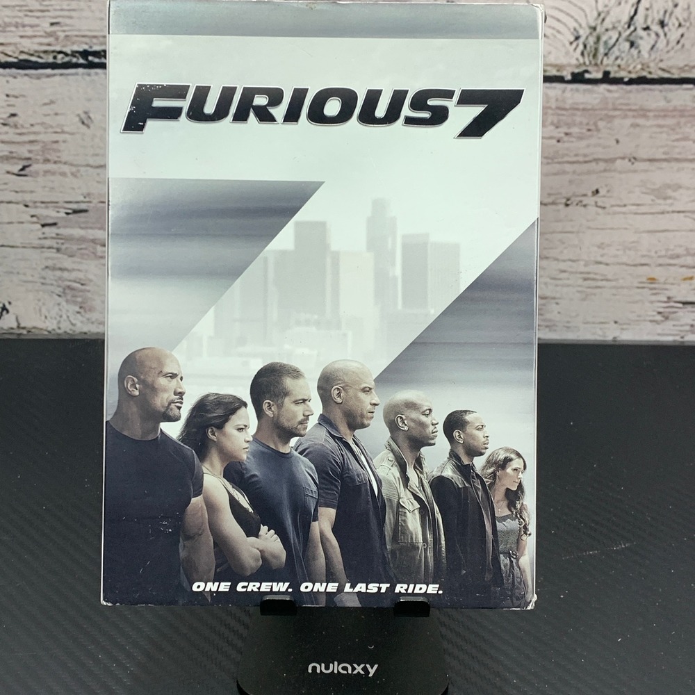 Furious‎ 7 [2014 DVD] w/ Slipcover Paul Walker Vin Diesel Dwayne Johnson